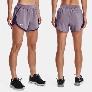 Under Armour Fly-By 2.0 Shorts purple